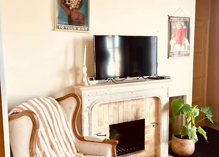 Le French Loft Plein De Charme Au Coeur De Pouvant Accueillir 8 Personnes 公寓